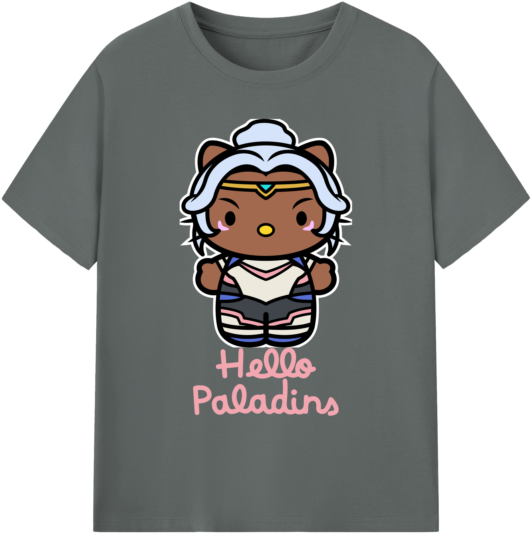（画像用） Hello Kitty ハローキティ 綿100％ メンズ半袖Tシャツ｜肌触りやわらか＆通気性